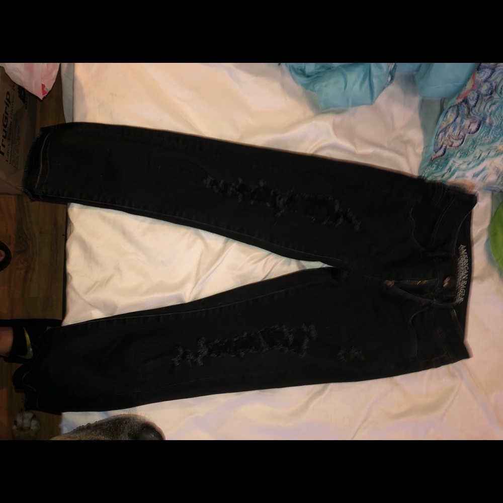 Super super skinny short black skinny jeans 4
